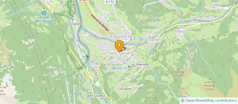 localisation de l'entreprise SCI BRISSET VIGNEAUX  LUZ-SAINT-SAUVEUR