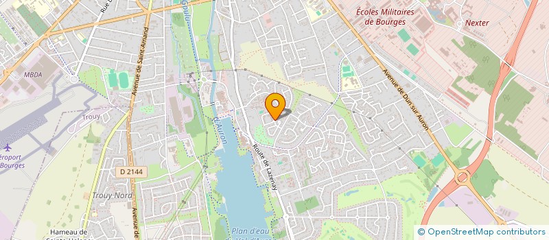 localisation de l'entreprise SCI BRISSEZ  BOURGES