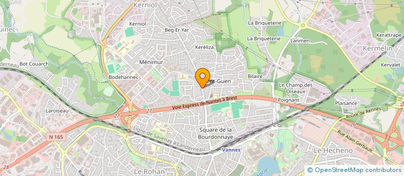 localisation de l'entreprise SCI BRISSIET à VANNES