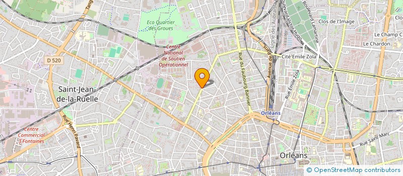 localisation de l'entreprise SCI BRISSOT à ORLEANS