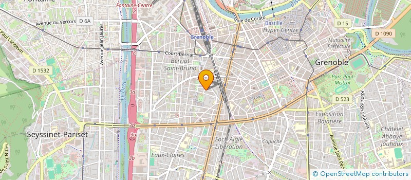localisation de l'entreprise SCI BRISTES  GRENOBLE