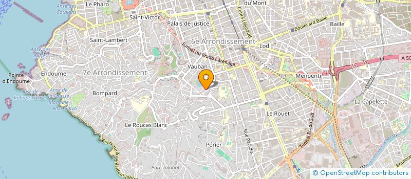 localisation de l'entreprise SCI BRISTOF à MARSEILLE
