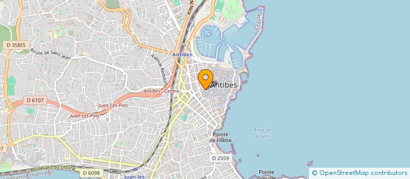 localisation de l'entreprise SCI BRITAIS à ANTIBES