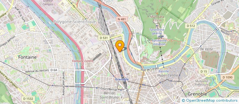 localisation de l'entreprise SCI BRITALIA à GRENOBLE