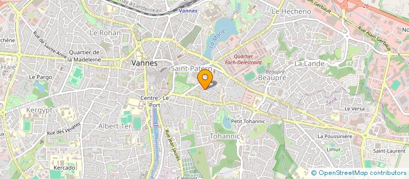 localisation de l'entreprise SCI BRITAN à VANNES