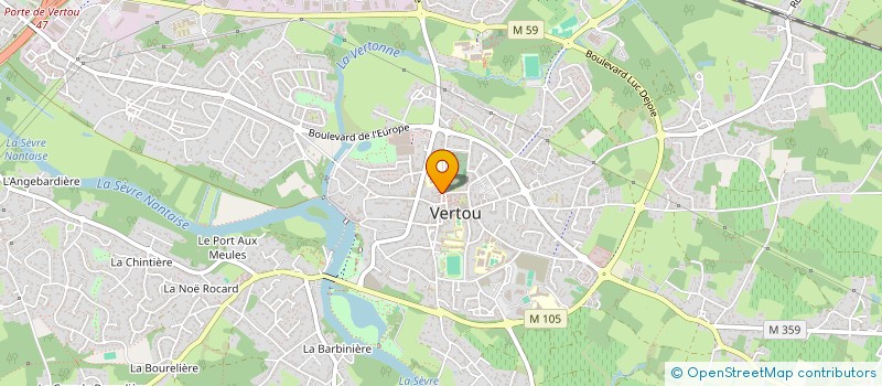 localisation de l'entreprise SCI BRITANIA  VERTOU