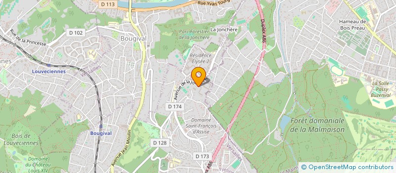 localisation de l'entreprise SCI BRITANNIA  LA CELLE-SAINT-CLOUD