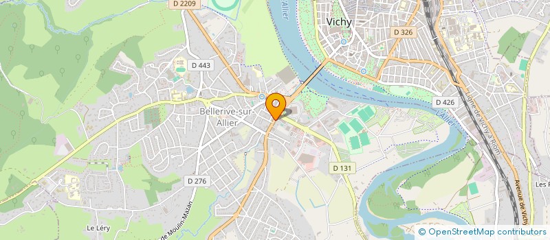 localisation de l'entreprise SCI BRITANNIA  BELLERIVE-SUR-ALLIER