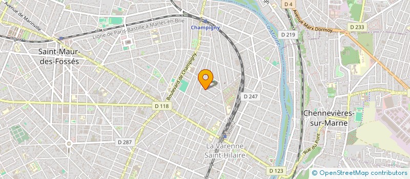 localisation de l'entreprise SCI BRITINE à SAINT-MAUR-DES-FOSSES