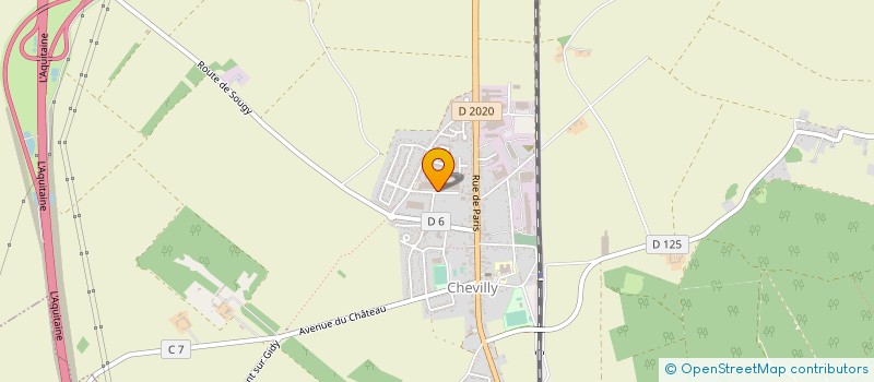 localisation de l'entreprise SCI BRIVAL à CHEVILLY