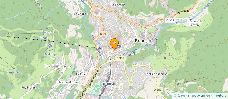 localisation de l'entreprise SCI BRIVALGA à BRIANCON