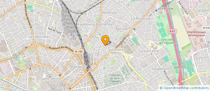localisation de l'entreprise SCI BRIVARY à TOULOUSE