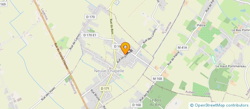 localisation de l'entreprise SCI BRIVE  NEUVE-CHAPELLE