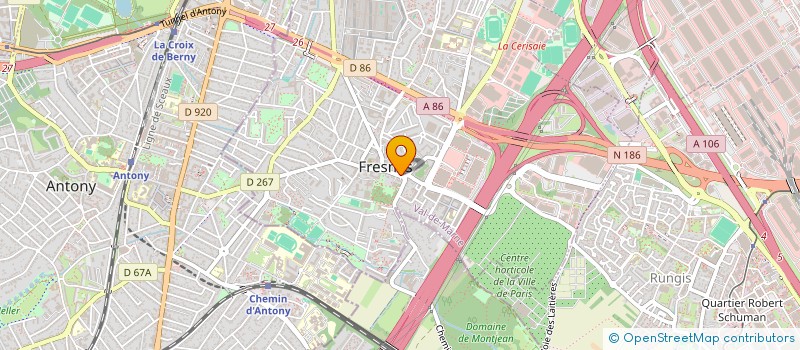 localisation de l'entreprise SCI BRIVE  FRESNES