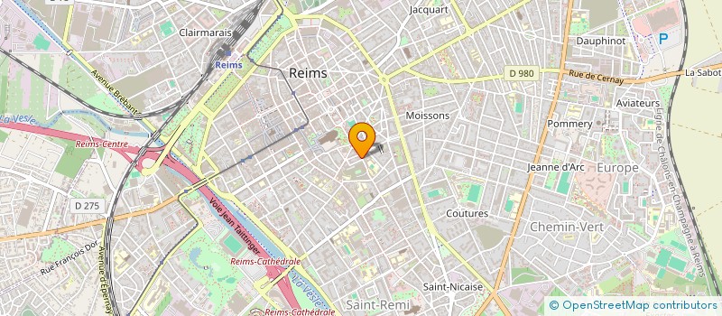 localisation de l'entreprise SCI BRIVELOU  REIMS