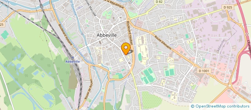localisation de l'entreprise SCI BRIVEN à ABBEVILLE
