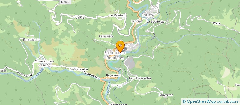 localisation de l'entreprise SCI BRIVOUX  SAINT-JULIEN-D'INTRES