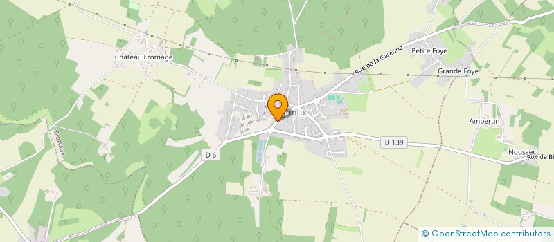 localisation de l'entreprise SCI BRIX  BIGNOUX