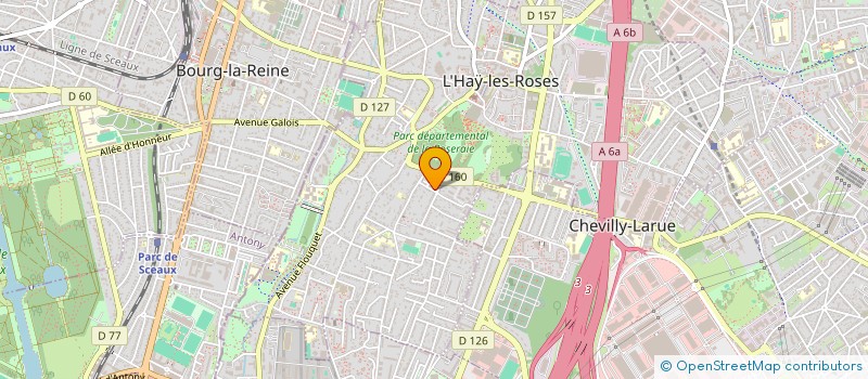 localisation de l'entreprise SCI BRIZAD  L'HAY-LES-ROSES