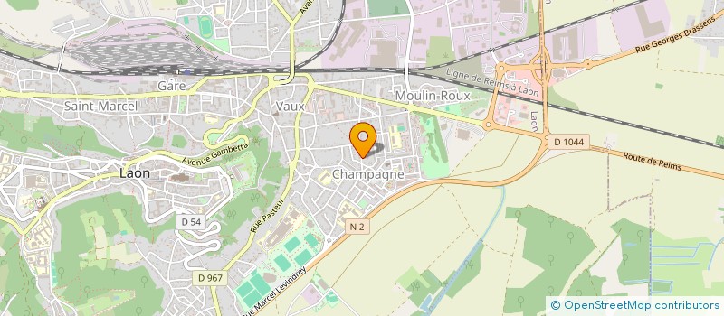 localisation de l'entreprise SCI BRIZARD à LAON