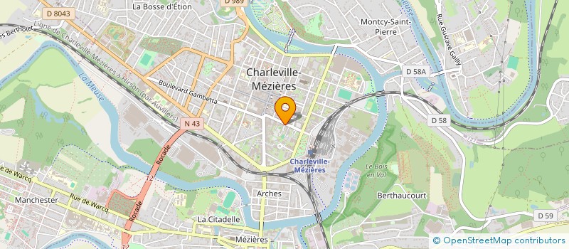 localisation de l'entreprise SCI BRIZET-TANTON  VILLERS-SEMEUSE