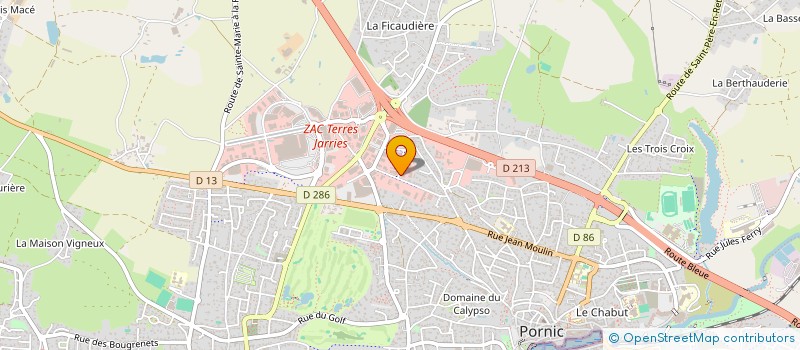 localisation de l'entreprise SCI BRJC  PORNIC