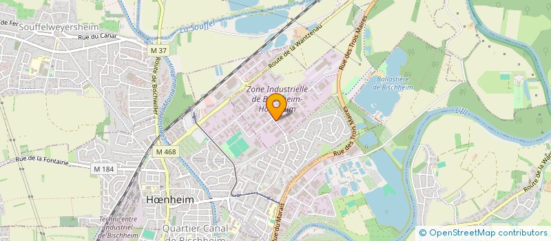 localisation de l'entreprise SCI BRK IMMONET  BISCHHEIM