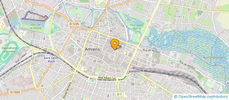 localisation de l'entreprise SCI BRL  AMIENS