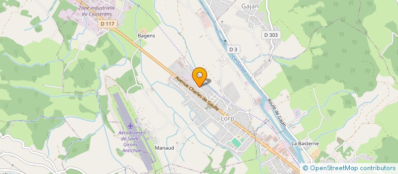 localisation de l'entreprise SCI BRM à LORP-SENTARAILLE