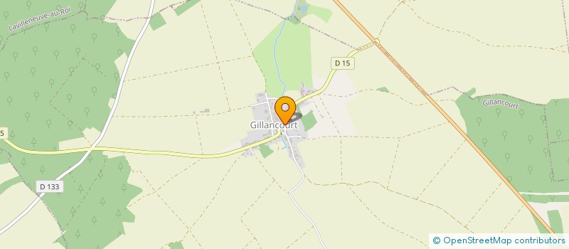localisation de l'entreprise SCI BRMC à GILLANCOURT