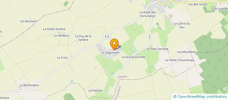 localisation de l'entreprise SCI BRO  LOUANS