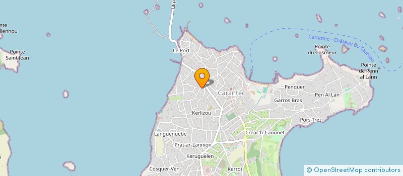 localisation de l'entreprise SCI BRO-LEON  CARANTEC