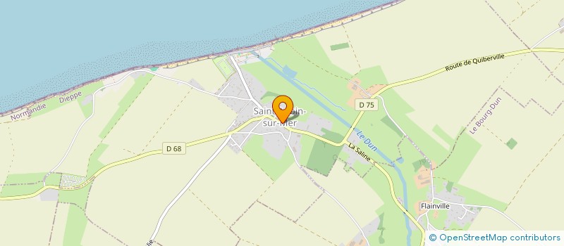 localisation de l'entreprise SCI BRO&SIS  SAINT-AUBIN-SUR-MER