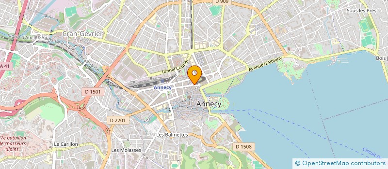 localisation de l'entreprise SCI BRO2  ANNECY