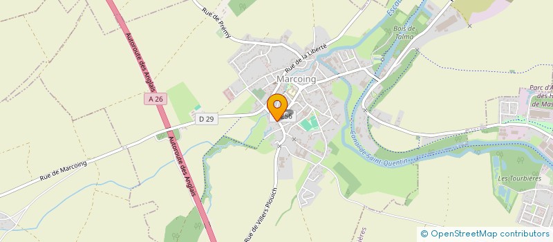 localisation de l'entreprise SCI BROB  MARCOING