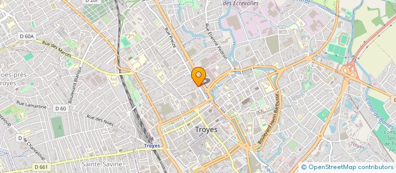 localisation de l'entreprise SCI BROC à TROYES