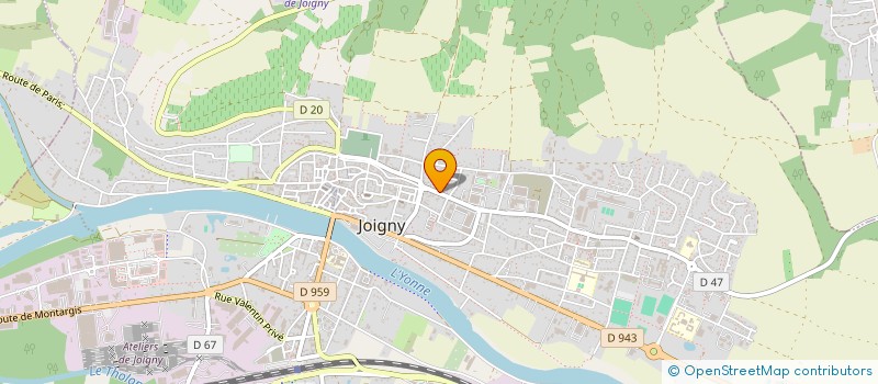 localisation de l'entreprise SCI BROC'TROC à JOIGNY