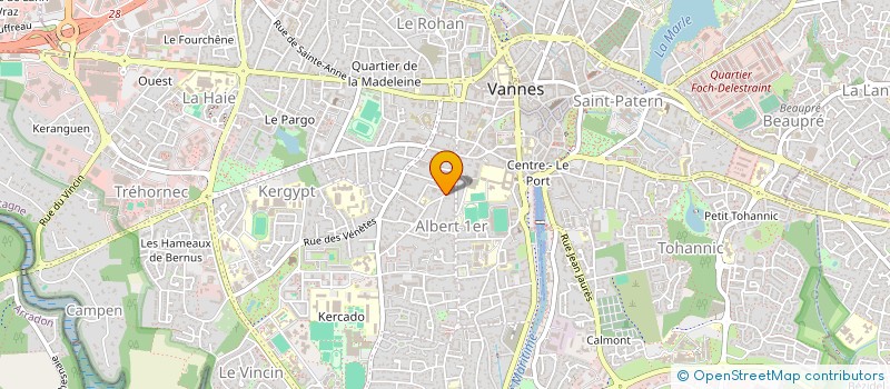 localisation de l'entreprise SCI BROCELIANDE à VANNES