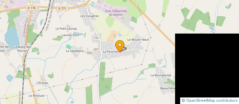 localisation de l'entreprise SCI BROCELIANDE  ERBRAY