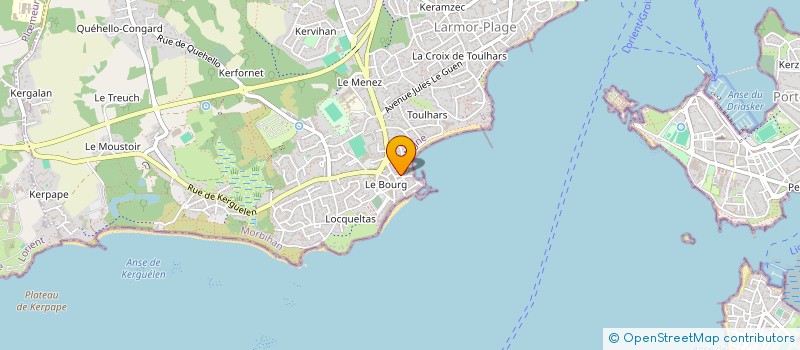 localisation de l'entreprise SCI BROCELIANDE  LARMOR-PLAGE