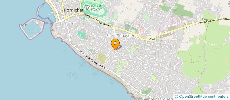 localisation de l'entreprise SCI BROCELIANDE à PORNICHET