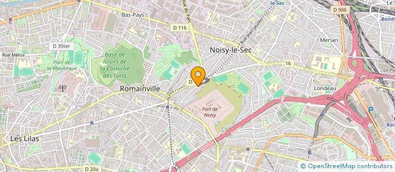 localisation de l'entreprise SCI BROCHADO à NOISY-LE-SEC