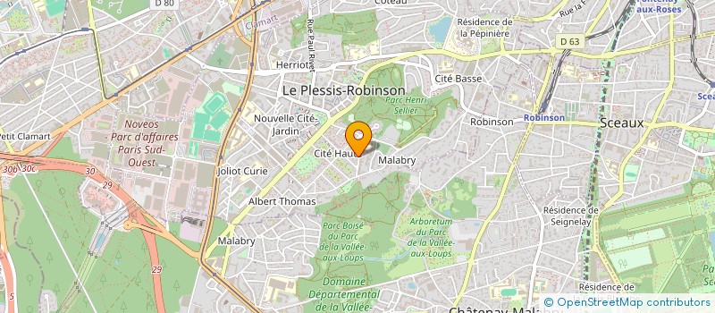 localisation de l'entreprise SCI BROCHAND SMITH à LE PLESSIS-ROBINSON