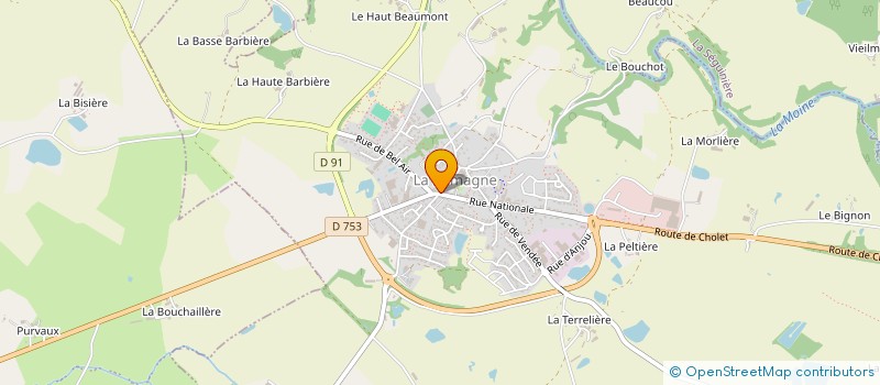 localisation de l'entreprise SCI BROCHARD  LA ROMAGNE