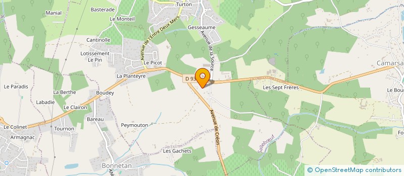 localisation de l'entreprise SCI BROCHARD  SALLEBUF