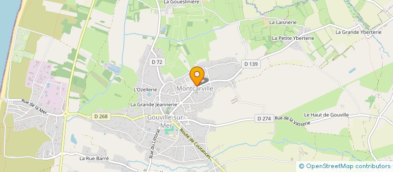 localisation de l'entreprise SCI BROCHARD AND CO  GOUVILLE-SUR-MER