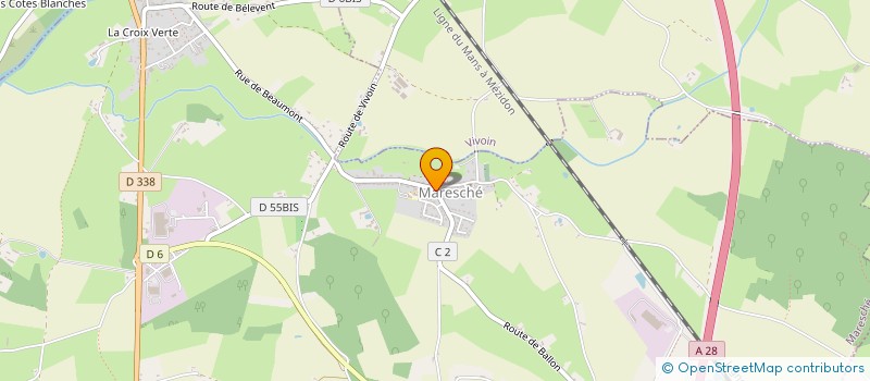 localisation de l'entreprise SCI BROCHARD-CHENEL  VIVOIN