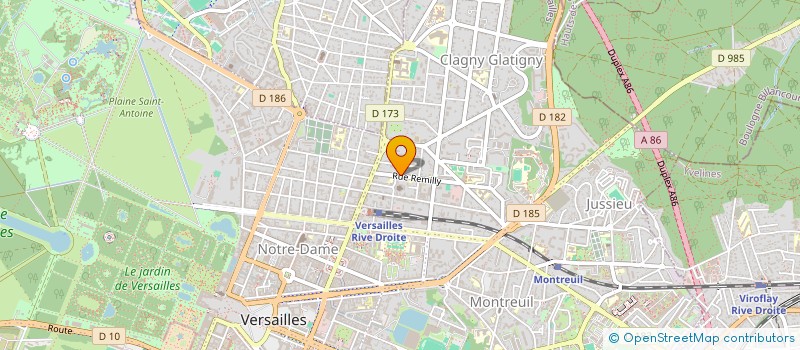 localisation de l'entreprise SCI BROCHE AZUR  VERSAILLES