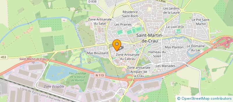 localisation de l'entreprise SCI BROCHUT MAUREAU à SAINT MARTIN DE CRAU