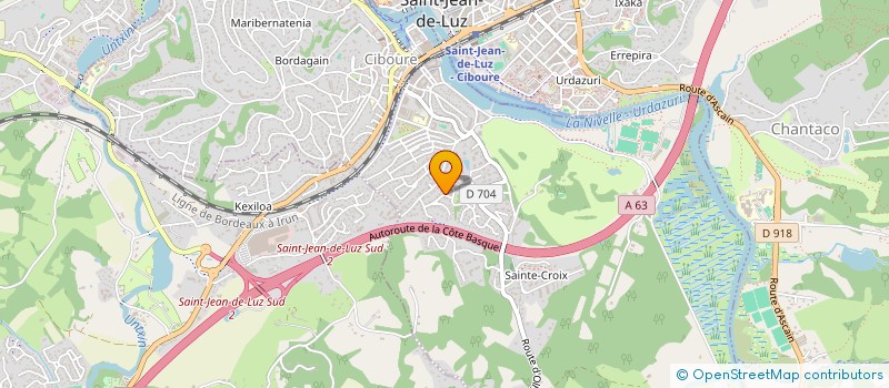 localisation de l'entreprise SCI BROCOA  CIBOURE